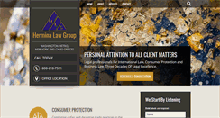 Desktop Screenshot of herminalaw.com